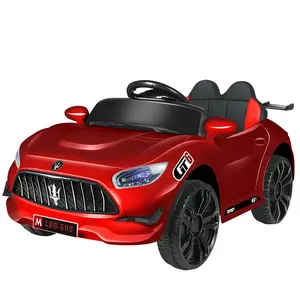 Miglior prezzo di giocattoli elettrici per bambini auto a quattro ruote batteria con bambini a distanza che guidano giocattoli per auto