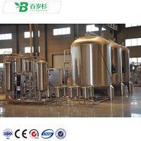 Ligne de production complète d'eau potable en bouteille entièrement automatique BS - Machine de remplissage d'eau minérale - Usine d'eau pure