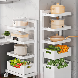 Meuble de <span class=keywords><strong>rangement</strong></span> <span class=keywords><strong>sous</strong></span> <span class=keywords><strong>évier</strong></span> en métal à double niveau au design moderne et personnalisable, avec étagères efficaces pour <span class=keywords><strong>cuisine</strong></span> et <span class=keywords><strong>rangement</strong></span> d'épices - Product Image 1