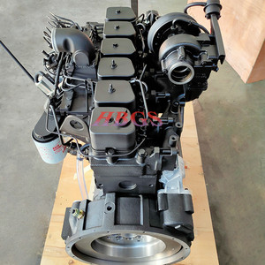 Moteur <span class=keywords><strong>diesel</strong></span> 6 cylindres 6BTAA5.9C neuf pour excavatrice R220LS Smart - Product Image 5