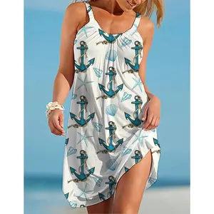 European Underwater World Printed Turtle Beach women's clothing