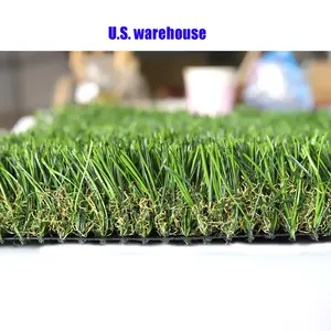 15FT-100FT di alta qualità 2PP + PU giardino decorativo erba all'aperto tappeto erboso artificiale paesaggio erba sintetica 8-12 anni
