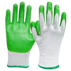 Industrial Good <strong>Grip</strong> Poly Cotton Assembly Safety Work Hand <strong>Gloves</strong> Heavy Duty Construction Garden Protective Latex Coated <strong>Glove</strong> - Product Image 6
