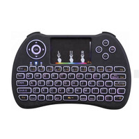 Mini-clavier sans fil i8 Air Mouse 2.4 ghz, rétroéclairage 7 pouces, avec pavé tactile, télécommande pour Android TV, X96, T95, M8S, PC, PS3
