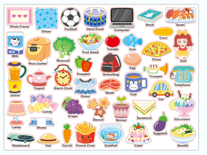 Hojas de Pegatinas Magnéticas EVA con Dibujos Animados de Animales Divertidos de UCI, 400x300 mm, Incentivos y Recompensas Lindas para Niños Pequeños, Juguetes Educativos - Product Image 6