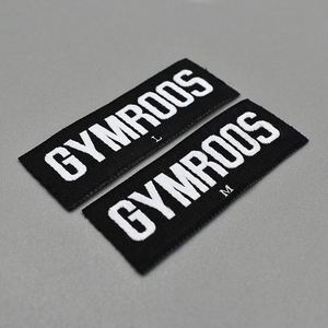 90 Density High Performance Woven <b>Label</b> Garment <b>Labels</b> Brand <b>Name</b> With Different Sizes - Product Image 3