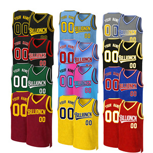 Uniforme de basket-ball pour adultes de haute qualité avec logo personnalisé, respirant, à séchage rapide, short en jersey 100% polyester unisexe - Product Image 1
