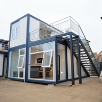 Casa Contenedor con Aislamiento Térmico, Transportable, Prefabricada y Desmontable para Dormitorio de Trabajadores