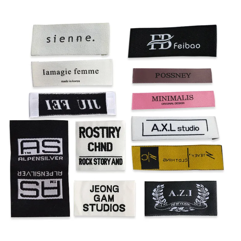 핫 잘 팔리는 (High) 저 (Quality Custom 수 놓은 에 Labels 대 한 옷