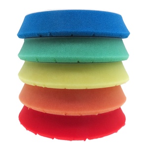 6inch hành động kép bọt Buffing <span class=keywords><strong>Pads</strong></span> móc và vòng lặp Hex Sponge da/RO nhiệm vụ tiêu chuẩn orbital <span class=keywords><strong>pads</strong></span> miếng đánh bóng cho xe đánh bóng - Product Image 1