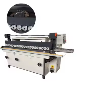 Chine Machines à bois bois MDF contreplaqué mélamine portes bord latéral ponçage polissage automatique bord latéral <span class=keywords><strong>ponceuse</strong></span> prix de la machine - Product Image 2