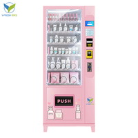 VFRESH Prix avantageux en promotion : Distributeur automatique de snacks et de boissons avec monnayeur pour la vente ambulante