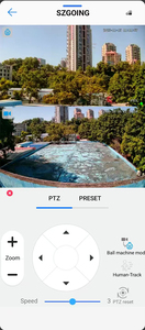 Caméra de sécurité dôme sans fil SZGOING 4 canaux PTZ extérieure Full HD double objectif 6MP 4G WiFi alimentée par panneau solaire - Product Image 2