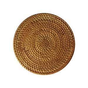 Sous-verres en rotin tressé, sets de table créatifs pour cérémonie du thé, nappes, dessous de bol, dessous de plat, tapis isolants thermiques - Product Image 5