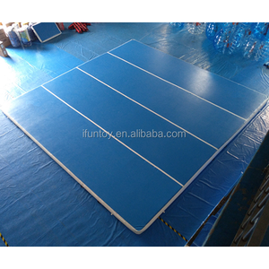 4 Lane PVC Inflatable Gym Track Mat 20cm Thick 600cm Customizable Portable Waterproof <strong>Gymnastics</strong> Tumbling Unisex - Product Image 6