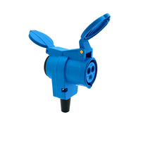 Câble d'extension de camping 16A 230V avec prise CEE IEC coudée et prise Schuko, 10/25m H07RN-F 3G 2.5mm IP54
