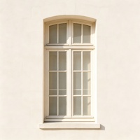 Ventana Francesa de Aluminio Resistente al Viento con Certificación PAS24 EU CE para Proyectos de Construcción de Apartamentos Europeos