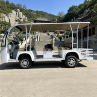 Nouvelle Voiture Électrique de Tourisme à Basse Vitesse Prix Usine 11 Places Mini-Bus Touristique avec Batterie au Lithium Haute Capacité
