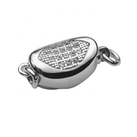 Fabricant de chaîne de haute qualité bracelet vis collier fermoir serrure forme personnalisée fermoirs en argent sterling pour la fabrication de bijoux