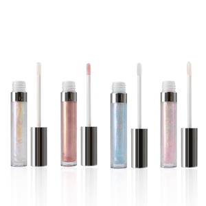 4 <span class=keywords><strong>Color</strong></span> shiny more plump fruit aroma holographic lip gloss customized packaging - Product Image 3