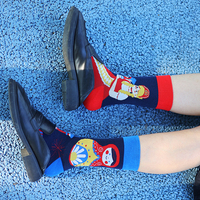Chaussettes personnalisées pour femmes, motif dessin animé, style vintage, fantaisie, animaux amusants, vente en gros, chaussettes unisexes – Offre Spéciale