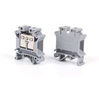 Bloque de terminales de paso UKH 25N, bloque de terminales universal, conector eléctrico gris, bloque de terminales de tornillo para cable de 25 mm²