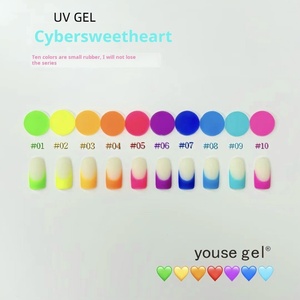 Hot New Product Sweetheart Color UV <b>Nail</b> Art <b>Gel</b> 15ml High Quality10 Colors for <b>Nail</b> Salons Customizable Logo <b>Nail</b> Polish - Product Image 6