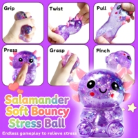 Dumpling Squishies Fidget Stress Ball Cute Sitting Toy Mystery Box TPR Material Unisex Stress Relief Squeeze Stretchy All Ages
