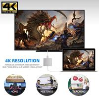 Adaptateur USB C vers HDTV Battony - Convertisseur AV multiport 4K pour MacBook Pro/Air iPad Pro - Ports HDTV USB 3.0 alimentés par courant alternatif