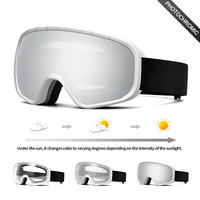 Lunettes de ski photochromiques personnalisées par le fabricant, protection UV400, lunettes de soleil OEM pour sports de neige, verres polarisés, lunettes de snowboard