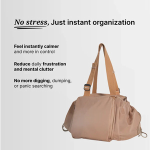 Borsa Tote Impermeabile in Nylon all'Ingrosso, 15 Tasche, 5 Modi di Trasporto, MOQ 200pz, Produzione BSCI, 11*11.8*11 Pollici, Cinghie Regolabili - Product Image 3