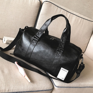 Nueva Bolsa de Viaje Redonda, Ligera e Impermeable, de Piel Sintética con Cierre, de 20-35L de Gran Capacidad, para Deportes, Gimnasio, Negocios y Uso Casual - Product Image 1