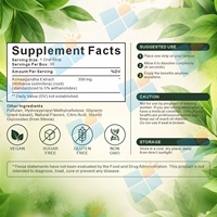 Bandes Orales Dissolvables d'Ashwagandha Marque Blanche 300mg 5% Withanolides Soutien Anti-Stress 30 Unités Fabricant de Suppléments OEM ODM