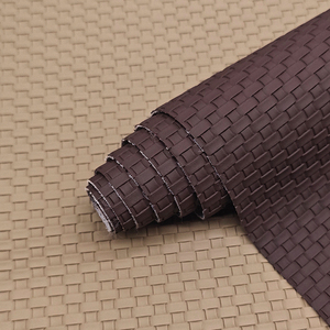 Vải bọc ghế ô tô giả da PVC ép vân sọc, chống thấm, lớp lót sợi microfiber, chống mốc, dùng cho ghế <span class=keywords><strong>sofa</strong></span>, đồ nội thất, hành lý - Product Image 2