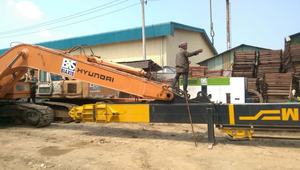 سعر المصنع Km220 ذراع تلسكوبي 22 متر عمق حفارة تلسكوبية طويلة المدى للبناء - Product Image 4