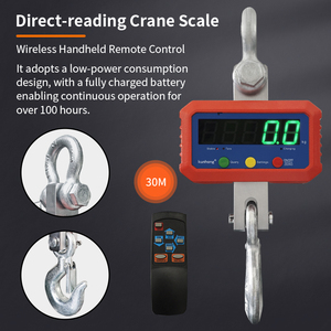 Kunhong trọng lượng móc 500kg <span class=keywords><strong>OCS</strong></span> trọng lượng ánh sáng còng quy mô điện tử <span class=keywords><strong>100kg</strong></span> hiển thị treo cân bằng kỹ thuật số 300kg treo quy mô - Product Image 3