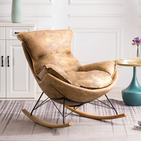 Sillón Tipo Huevo con Respaldo Extensible Personalizable, Estilo Moderno para Sala de Estar, Dormitorio, Apartamento, Hotel, Tapizado en Tela