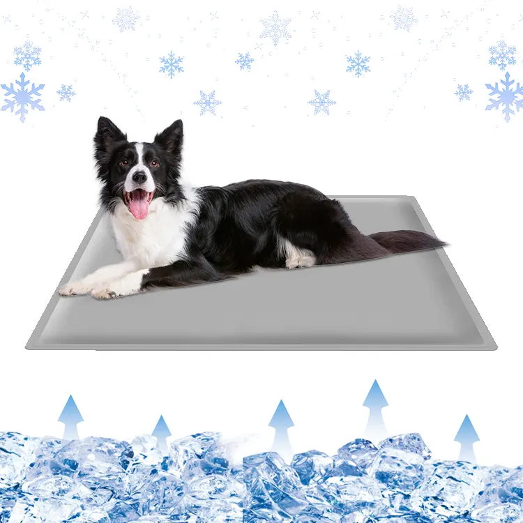 Muawu Intérieur 2023 Nouveau Tapis de Refroidissement Lavable pour Chien Pet Ice silk Pet Cooling Mat