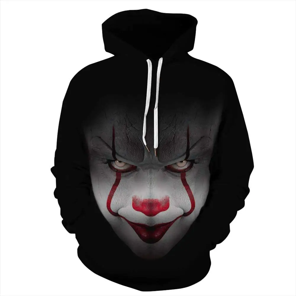 Fitspi Wholesale Unisex Novelty Funny 3d Pullover Hoodies Sweatshirts Halloween Christmas Custom Dropshipping Clothing