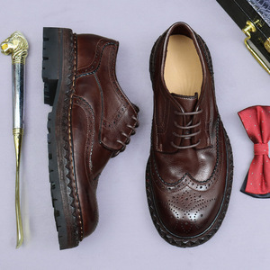 Zapatos Clásicos de Cuero con Doble Hebilla Monk Negros para Hombre, Zapatos Casuales de Otoño Hechos a Mano de Alta Calidad - Product Image 4