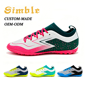 Zapatos de Fútbol Personalizados de Alta Calidad para Hombre, Antideslizantes, con Tacos de Goma, Tejido de Punto, Botines de Fútbol - Product Image 1