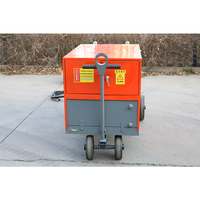 Pompe à injection de coulis à double pales et double fluides, à haute efficacité, alimentée au diesel, avec composant moteur central, pour projets de construction
