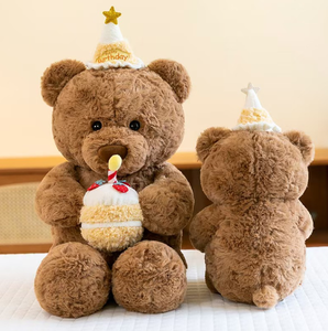 <span class=keywords><strong>Orsacchiotto</strong></span> di Compleanno <span class=keywords><strong>con</strong></span> <span class=keywords><strong>Torta</strong></span>, Giocattolo Musicale Elettronico, Regalo di Compleanno per Bambini, Orso <span class=keywords><strong>con</strong></span> <span class=keywords><strong>Torta</strong></span>, Peluche - Product Image 2