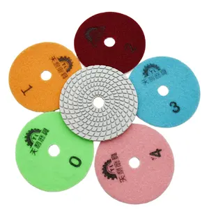 OUDU 4 Inch Concrete Polishing Resin Pads For Concrete Tools Angle Grinder