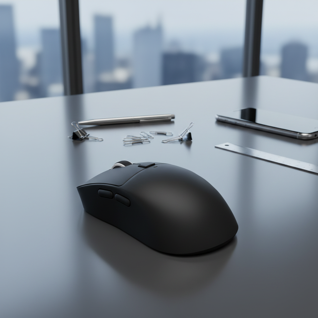 High Performance 8000 DPI Laser Sensor Tri-Mode Wireless Gaming Mouse 8K Polling Rate RGB Ergonomic Design for PC