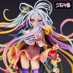 ฟิกเกอร์อนิเมะขนาด 28 ซม. ของเล่นสะสม โมเดล PVC ตัวละครชิโร่ จากเรื่อง No Game No Life งานศิลปะจากมังงะ - Product Image 4