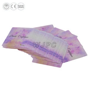 Cartes inspirantes personnalisées WJPC Cartes de motivation pour adolescents Impression de cartes Oracle Tarot Golden Edge pour enfants - Product Image 3