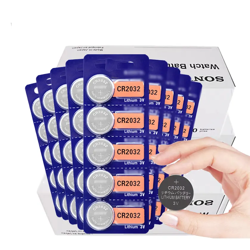 For Sony 2032 Battery Cr2032 5004lc 3v Button Coin Cell Lithium Remote Primary Batteries For Watch Computer Toys