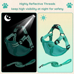 Most Popular Tactical Mascota Dog Harness-in the Trend 100% Cotton & Microfiber Suede Leather Durable & Breathable Pet Product - Product Image 4