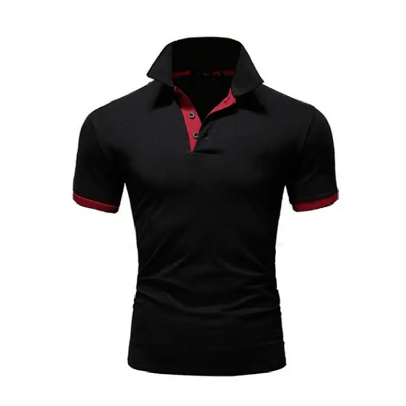 Op Maat Bedrukt Of Borduurwerk Ontwerp Logo Van Hoge Kwaliteit Katoen Polyester Goedkoop Uniform Heren Golf Sport Zakelijk Poloshirt